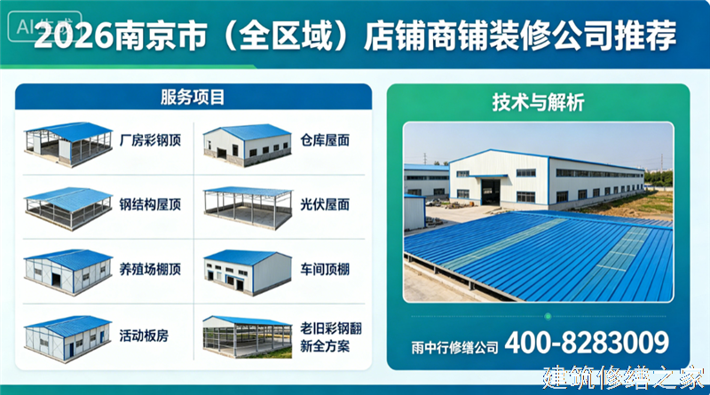 巢湖2026/9含山县厂房屋面防水必坑指南